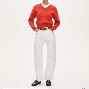 J. Crew white Zoe barrel Jean new nvr worn tags sz 30 TALL! Offer!